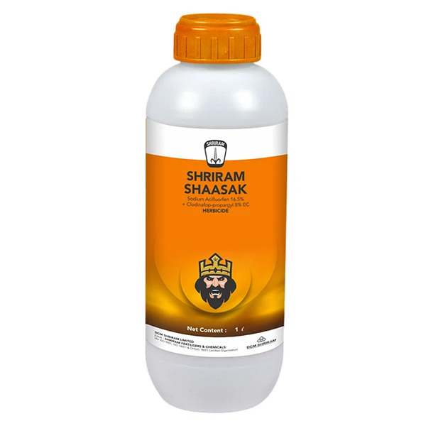 Shriram Shaasak Sodium Acifluorfen 16.5% + Clodinafop Propargyl 8% EC Herbicide