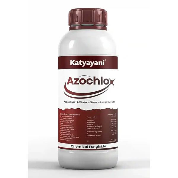 Katyayani Azochlo Star Azoxystrobin 4.8% w/w + Chlorothalonil 40.0% w/w SC Fungicide