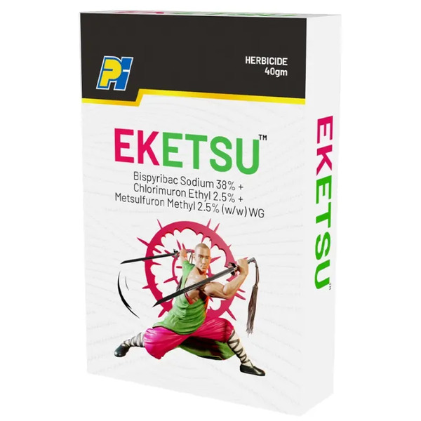 PI EKETSU Bispyribac Sodium 38% + Chlorimuron Ethyl 2.5% + Metsulfuron Methyl 2.5% WG Herbicide