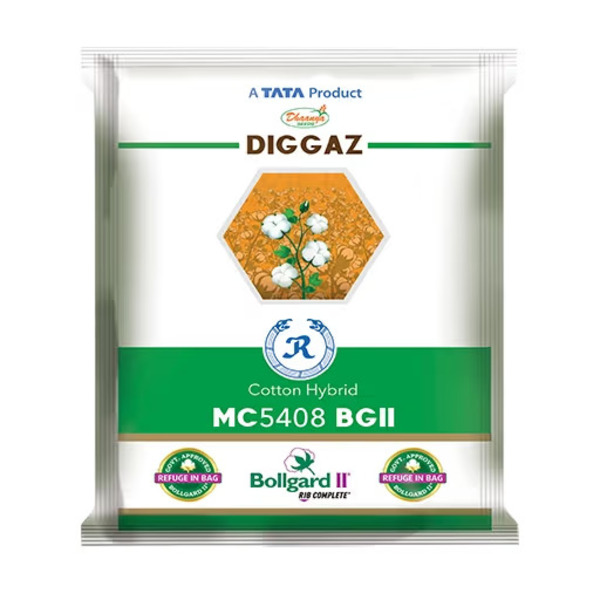Tata DIGGAZ (MC 5408) BG II Hybrid Cotton Seeds (Kapas ke Beej)